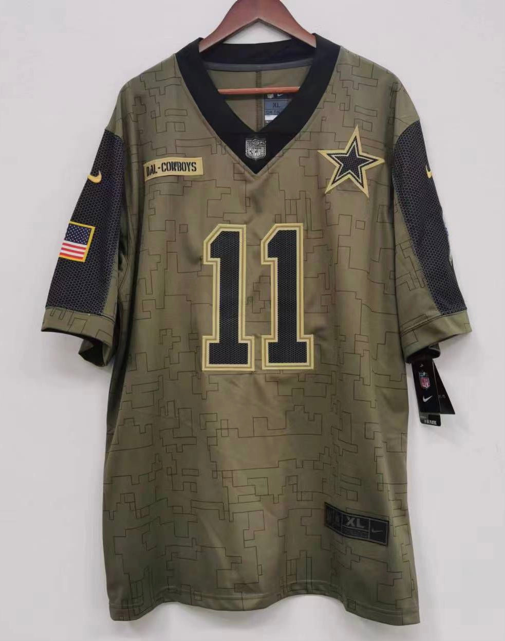 Micah Parsons Dallas Cowboys military salute to service Jersey