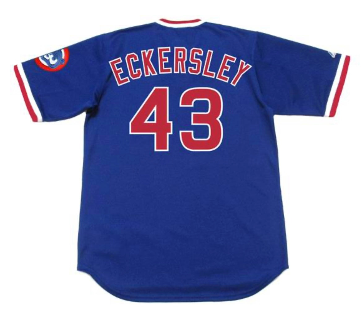 Dennis Eckersley 1986 Chicago Cubs Official MLB Majestic Jersey