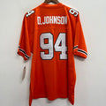 Dwayne Johnson The Rock Miami Hurricanes Official NCAA Mitchell & Ness Jersey