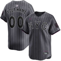 Any Name and Number customized YOUTH KIDS New York Mets Official MLB Nike City Connect Limited jersey