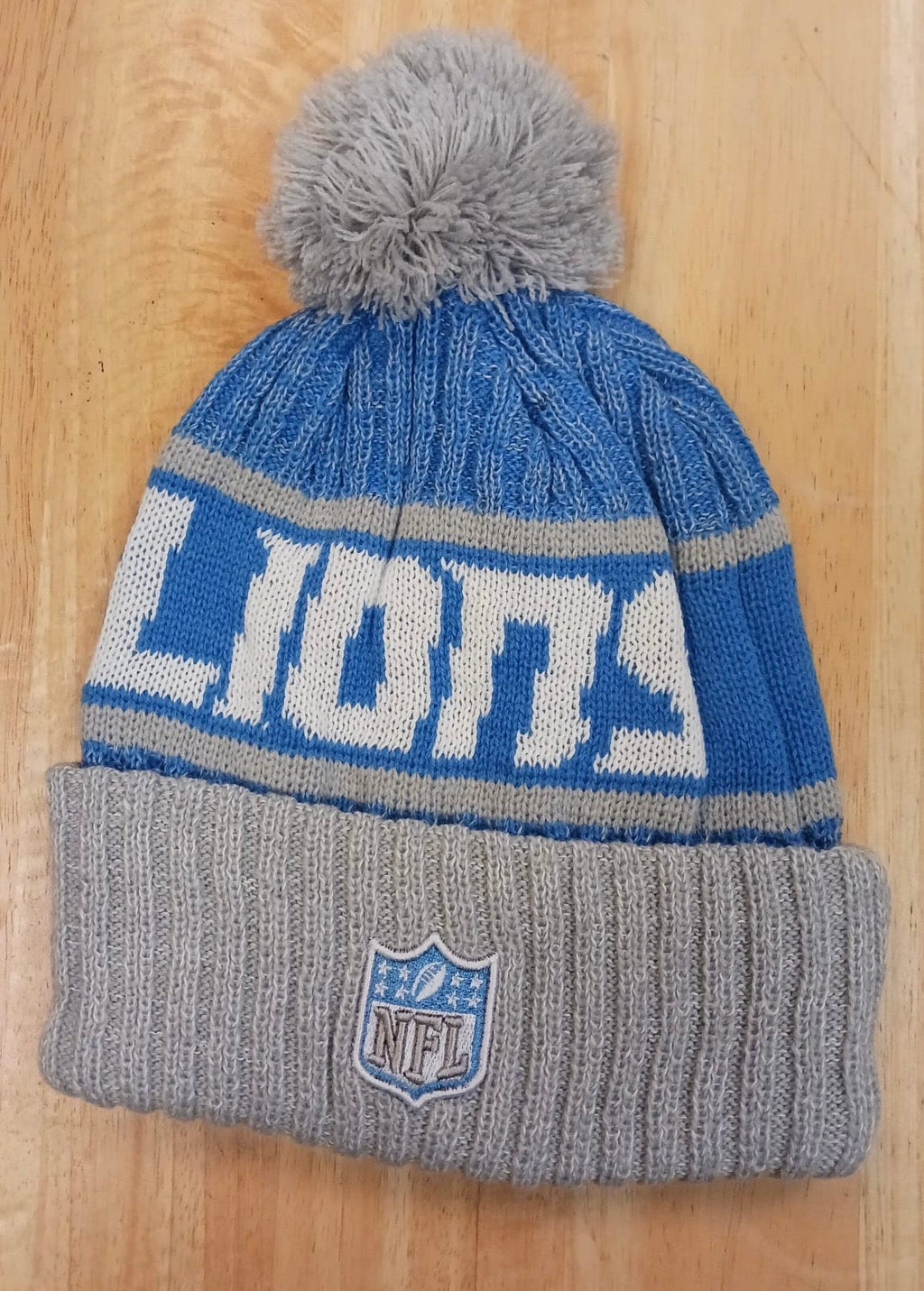 Detroit Lions NFL New Era winter knit Hat with Pom Pom