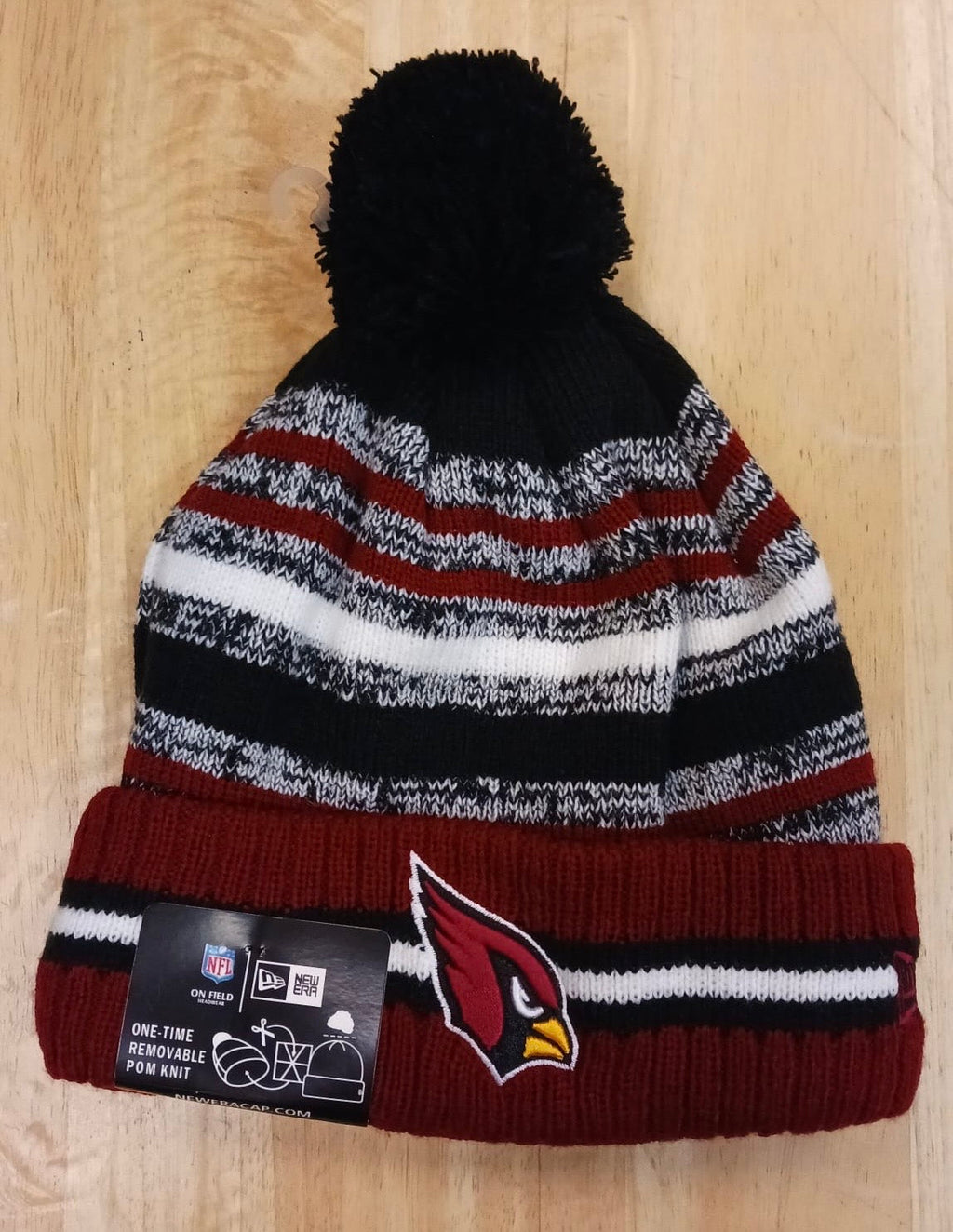 Arizona Cardinals NFL New Era winter knit Hat with Pom Pom