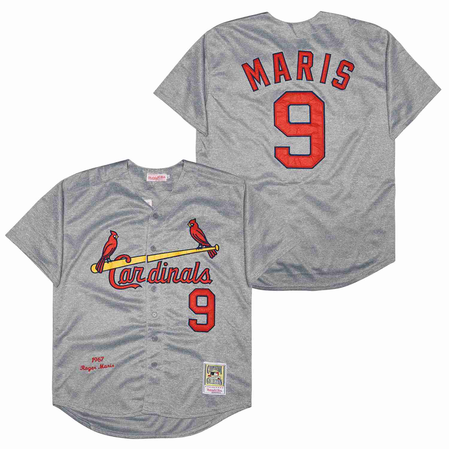 Roger Maris St. Louis Cardinals 1967 Mitchell & Ness Jersey