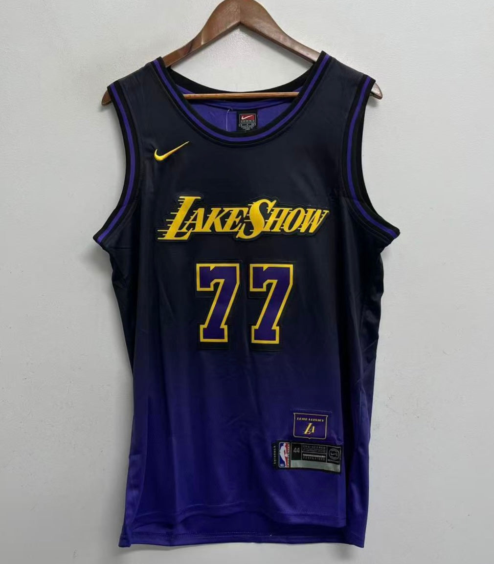 Luca Doncic Los Angeles Lakers Lake Show Official NBA Nike Jersey