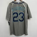 Tino Martinez Seattle Mariners Official MLB Majestic Jersey gray
