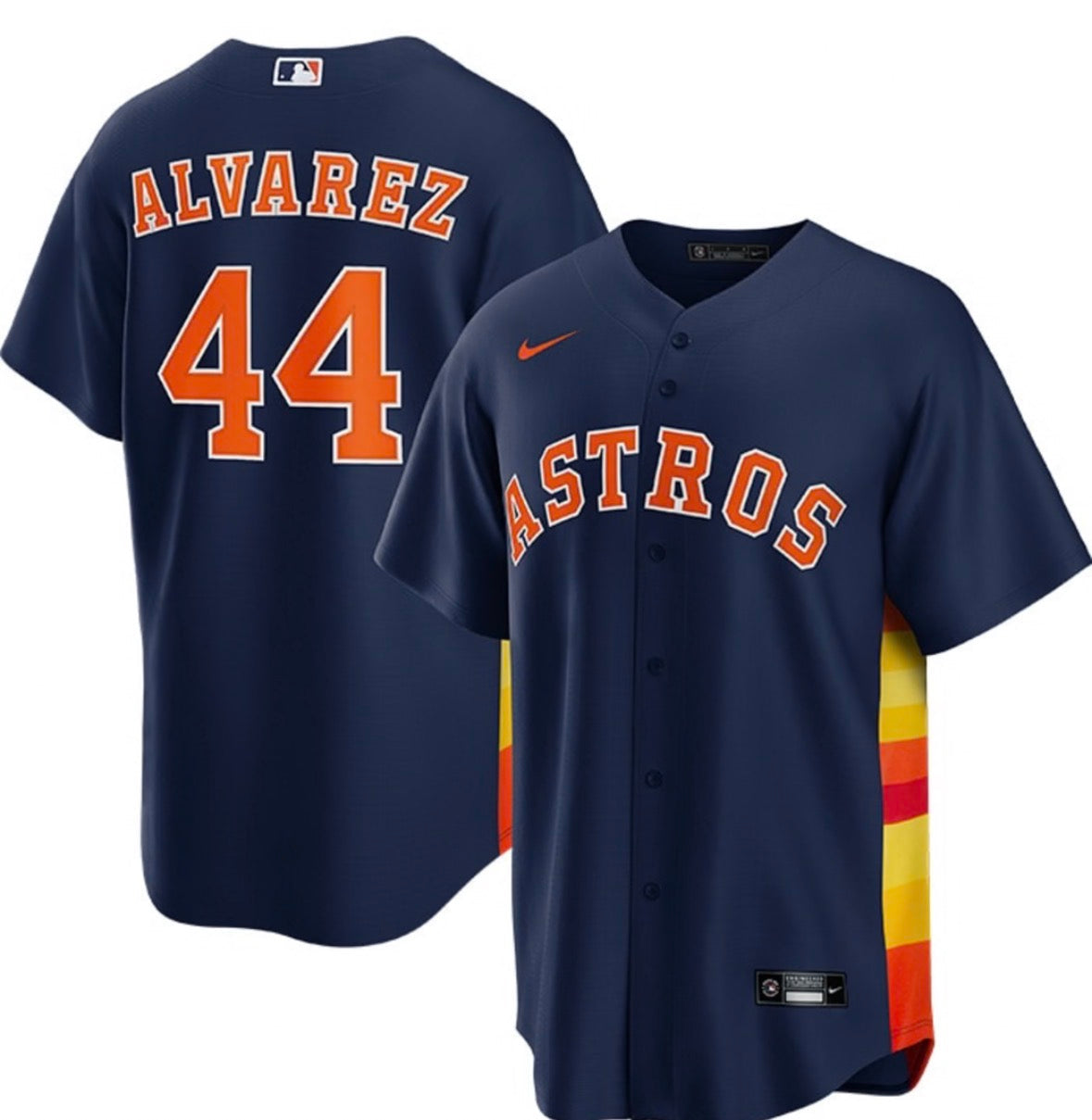 Yordan Alvarez YOUTH KIDS Houston Astros Official MLB Nike Alternate Jersey