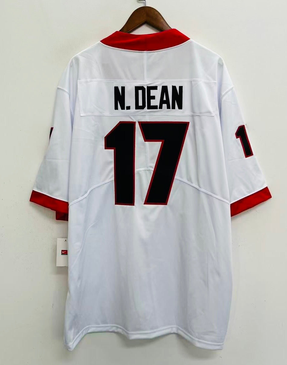 Nakobe Dean Georgia Bulldogs Jersey Nike white