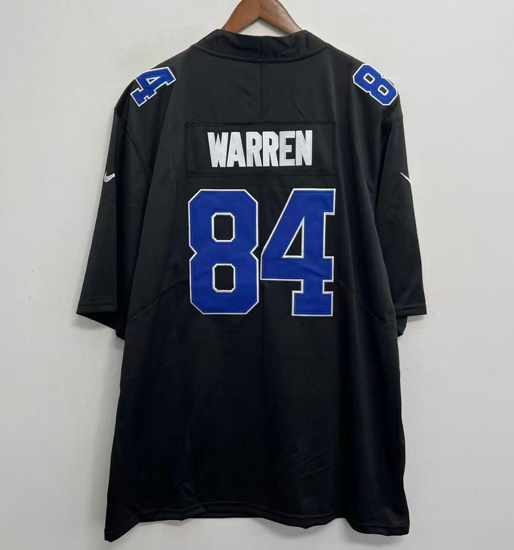 Tyler Warren Indianapolis Colts Official NFL Nike Jersey black