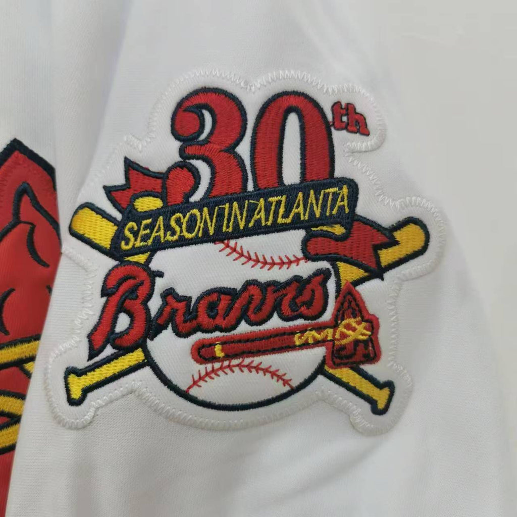 John Smoltz Atlanta Braves 1995 Mitchell & Ness Jersey white