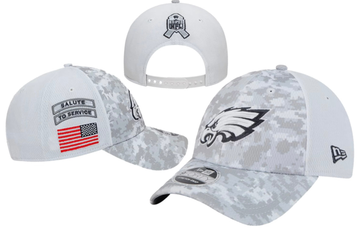 Philadelphia Eagles New Era Salute to Service Hat adjustable