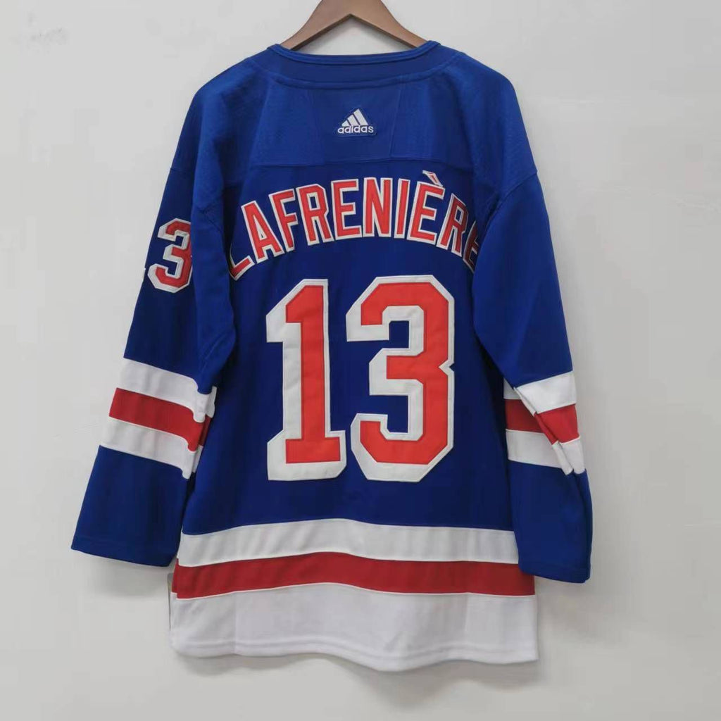 Alexis Lafreniere New York Rangers Official NHL Adidas  Jersey Blue