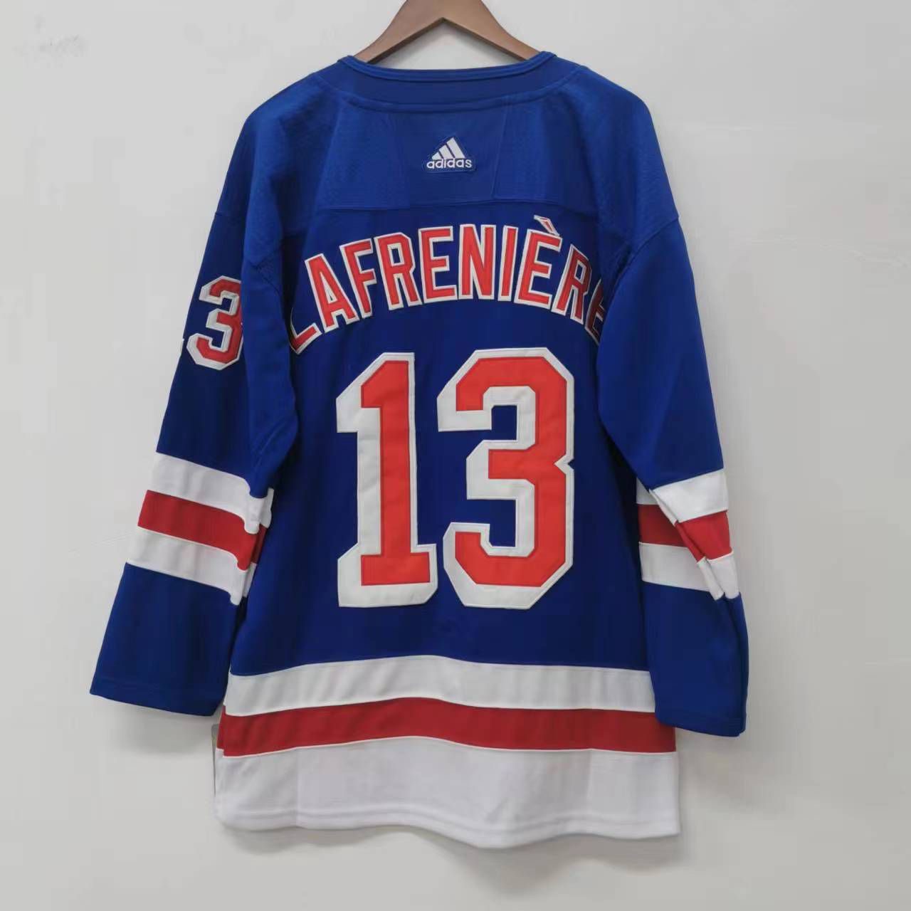 Alexis Lafreniere New York Rangers Official NHL Adidas  Jersey Blue