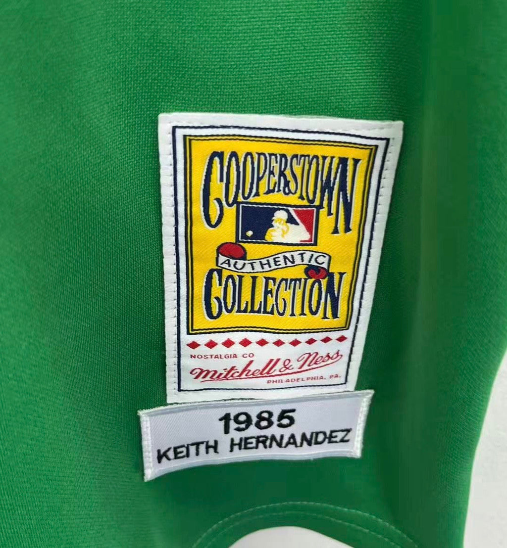 Keith Hernandez New York Mets Jersey Mitchell & Ness St. Patrick’s Day green no name on back