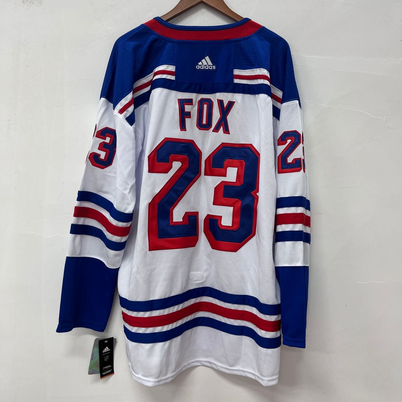 Adam Fox New York Rangers Official NHL Adidas Jersey White