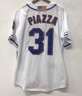 Mike Piazza 2001 New York Mets Official MLB Mitchell & Ness Jersey