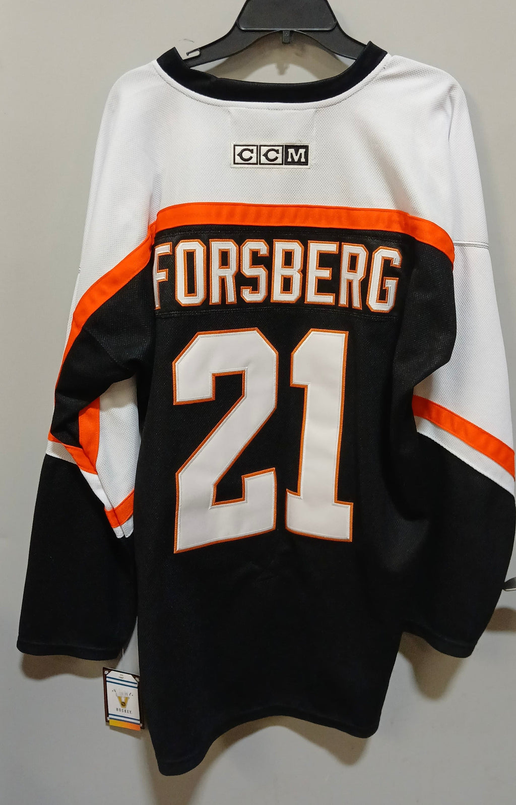 Peter Forsberg Philadelphia Flyers Official NHL Jersey CCM orange outline