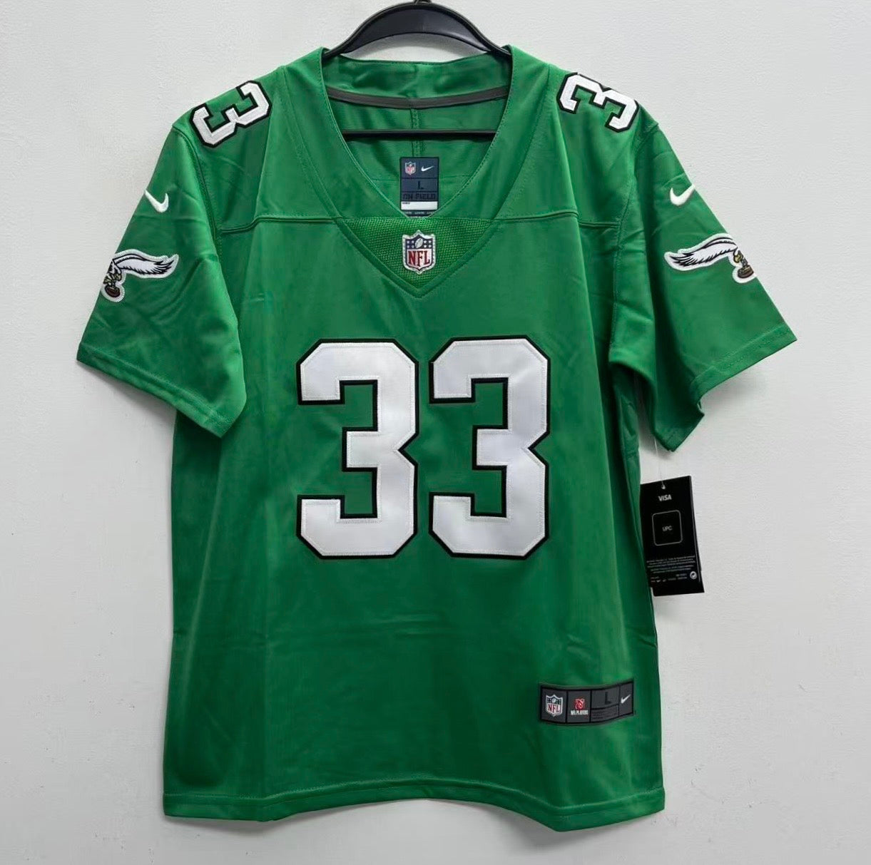 Cooper DeJean YOUTH KIDS Philadelphia Eagles Official Jersey Nike Kelly Green