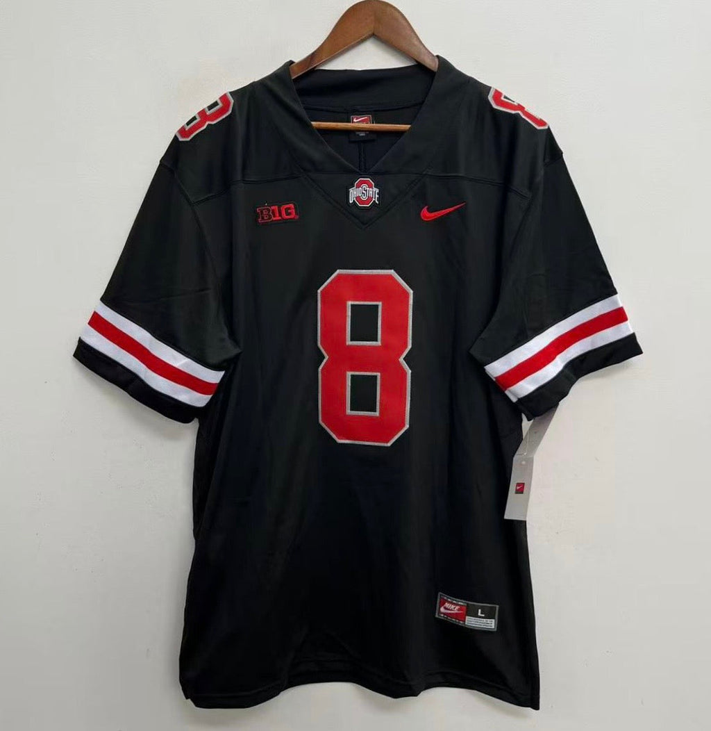 Trey Sermon Ohio State Buckeyes Jersey Black NIKE