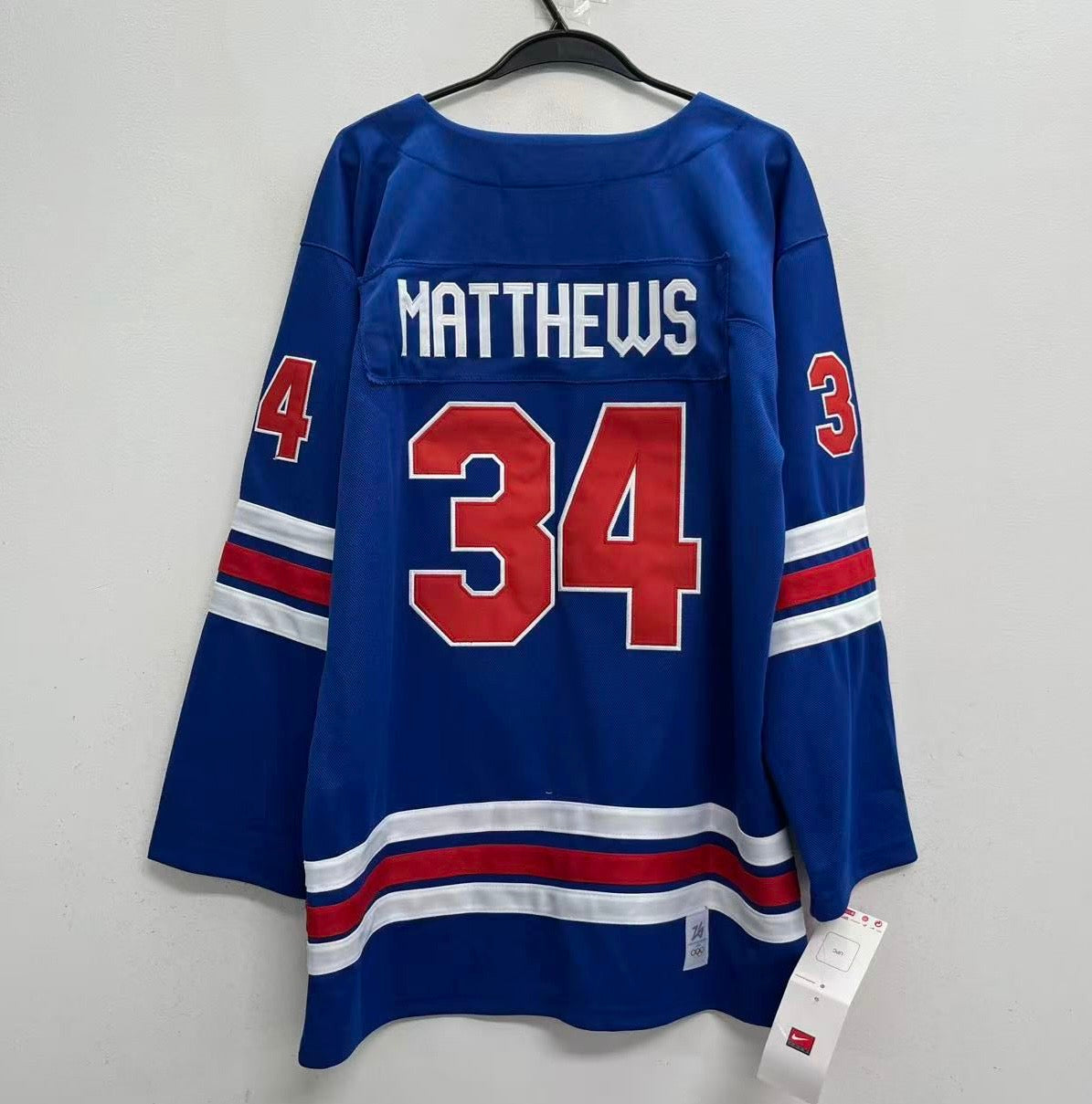 Auston Matthews YOUTH KIDS 2026 Team USA Official Nike Jersey