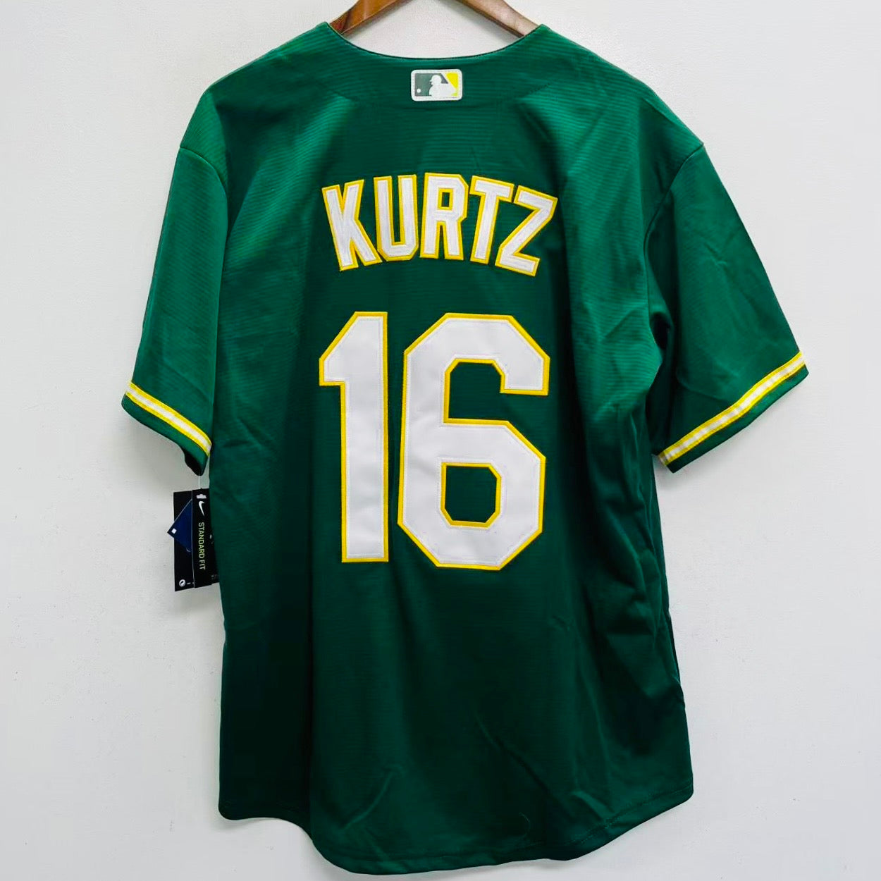 Nick Kurtz Oakland Athletics A’s Official MLB Nike Jersey Green