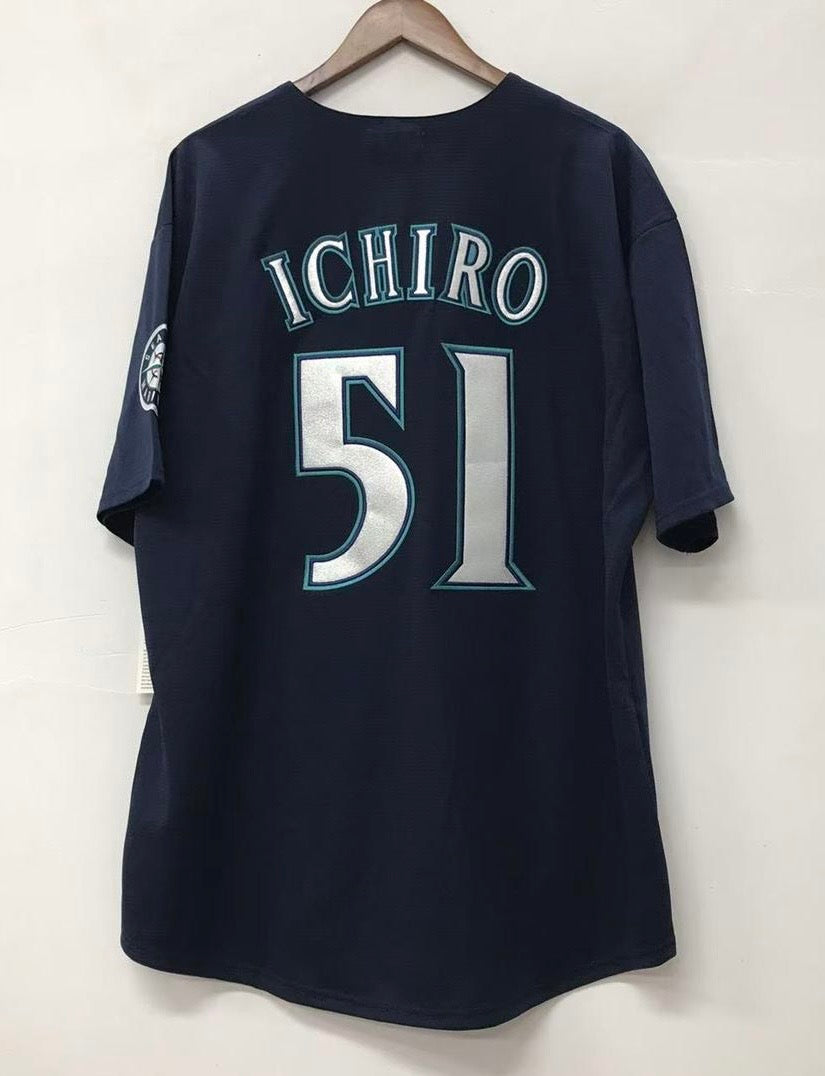 Ichiro Suzuki Seattle Mariners Jersey Mitchell & Ness blue