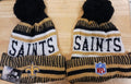 New Orleans Saints NFL New Era winter Hat with Pom Pom