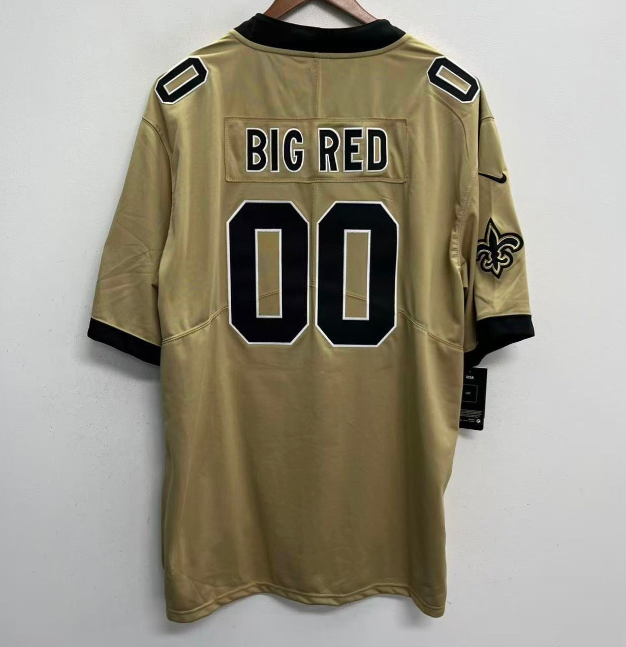 Any Name and number customized New Orleans Saints NFL Nike Jersey gold