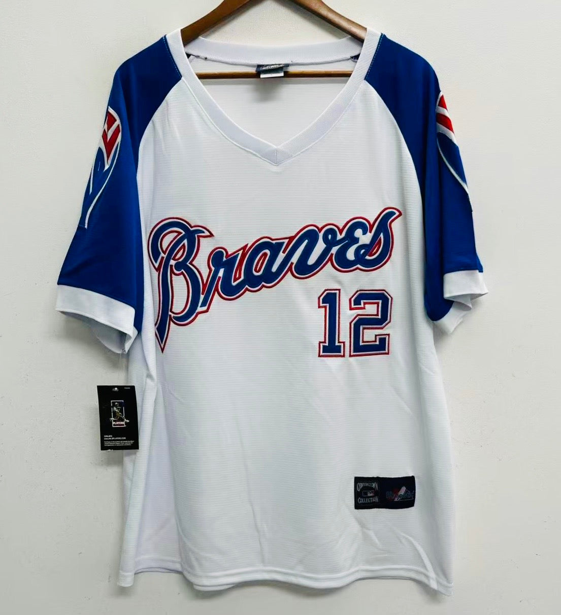 Dusty Baker Atlanta Braves Official MLB Majestic Jersey