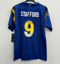 Matthew Stafford YOUTH KIDS Los Angeles Rams Official NFL Jersey blue