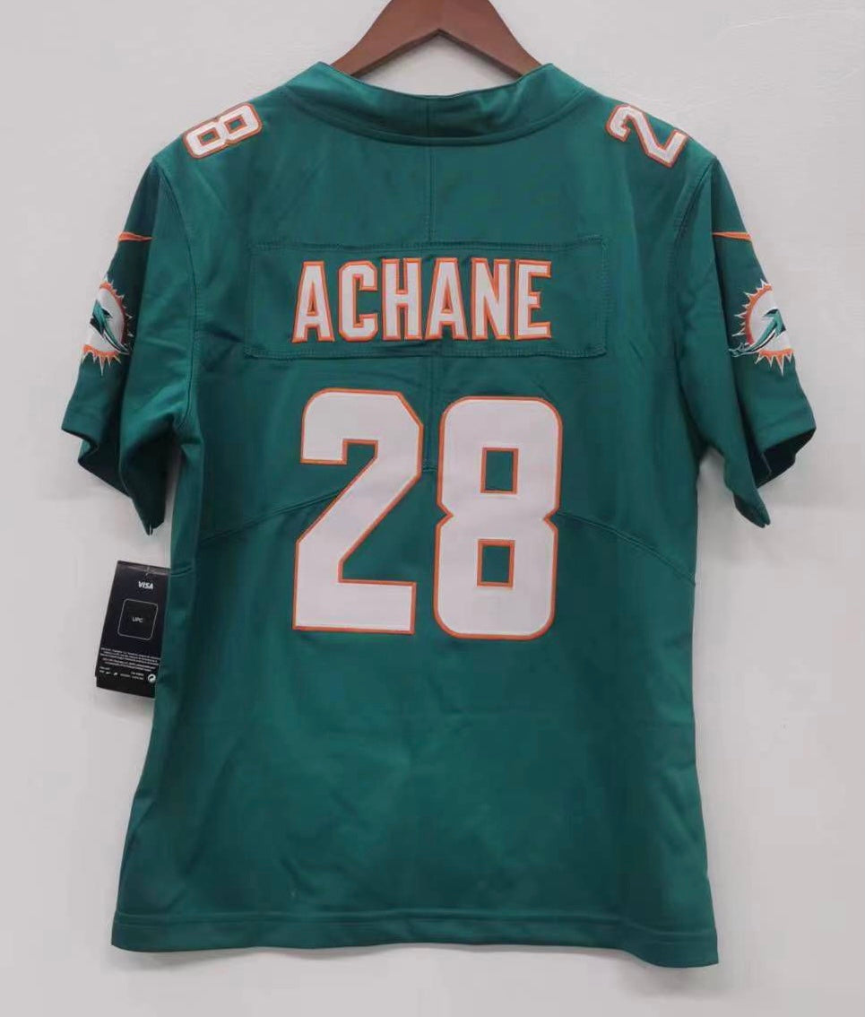 De’Von Achane Miami Dolphins YOUTH KIDS Official NFL Nike Jersey