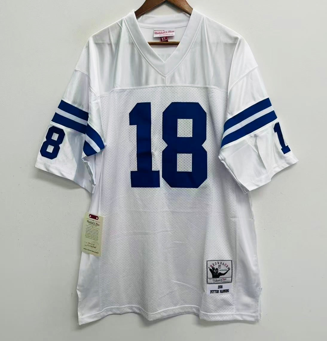 Peyton Manning Indianapolis Colts Jersey Official NFL Mitchell & Ness Jersey
