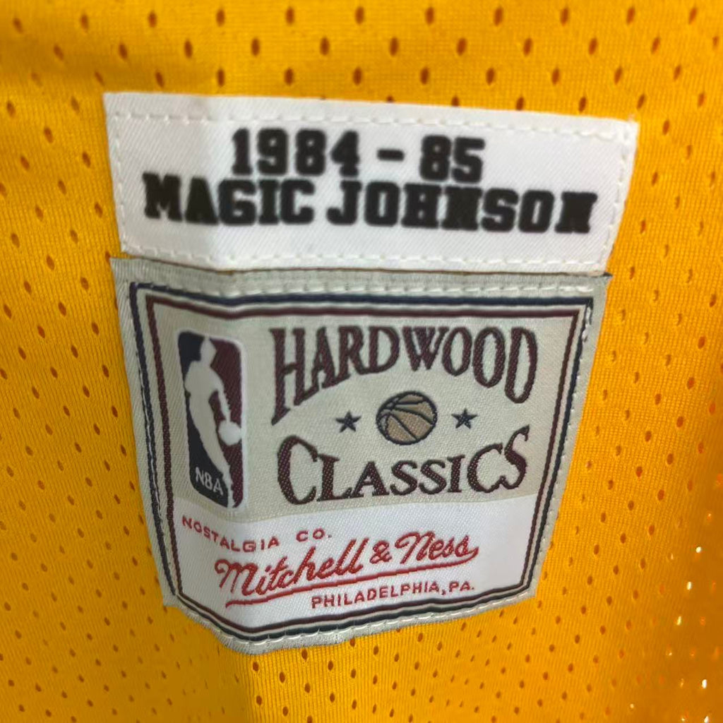 Magic Johnson Los Angeles Lakers Official NBA Mitchell & Ness Jersey