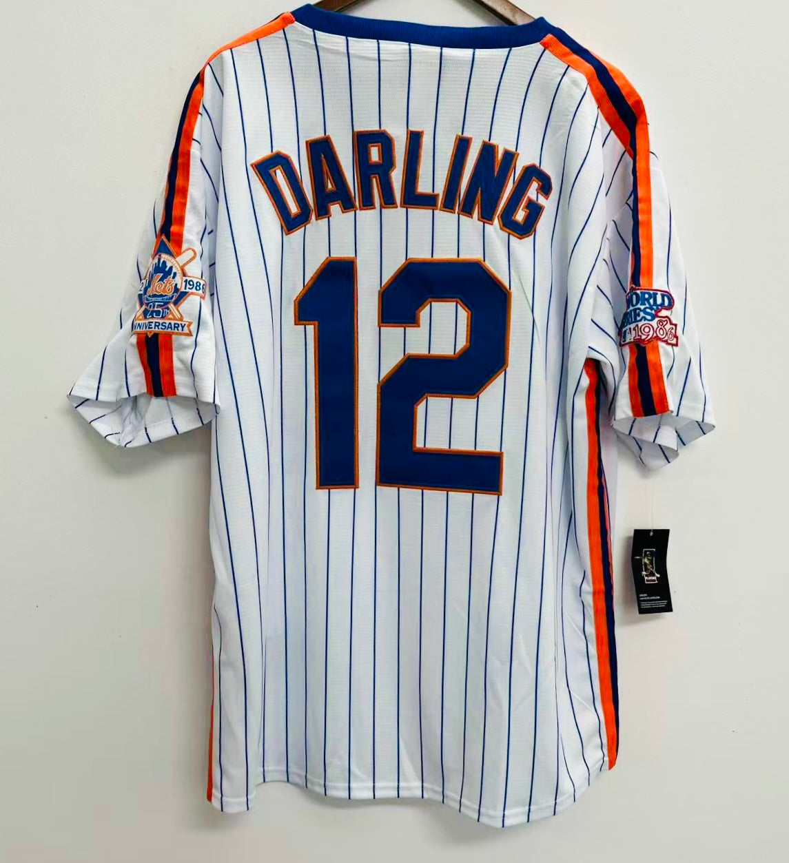 Ron Darling 1986 World Series New York Mets Jersey Mitchell & Ness