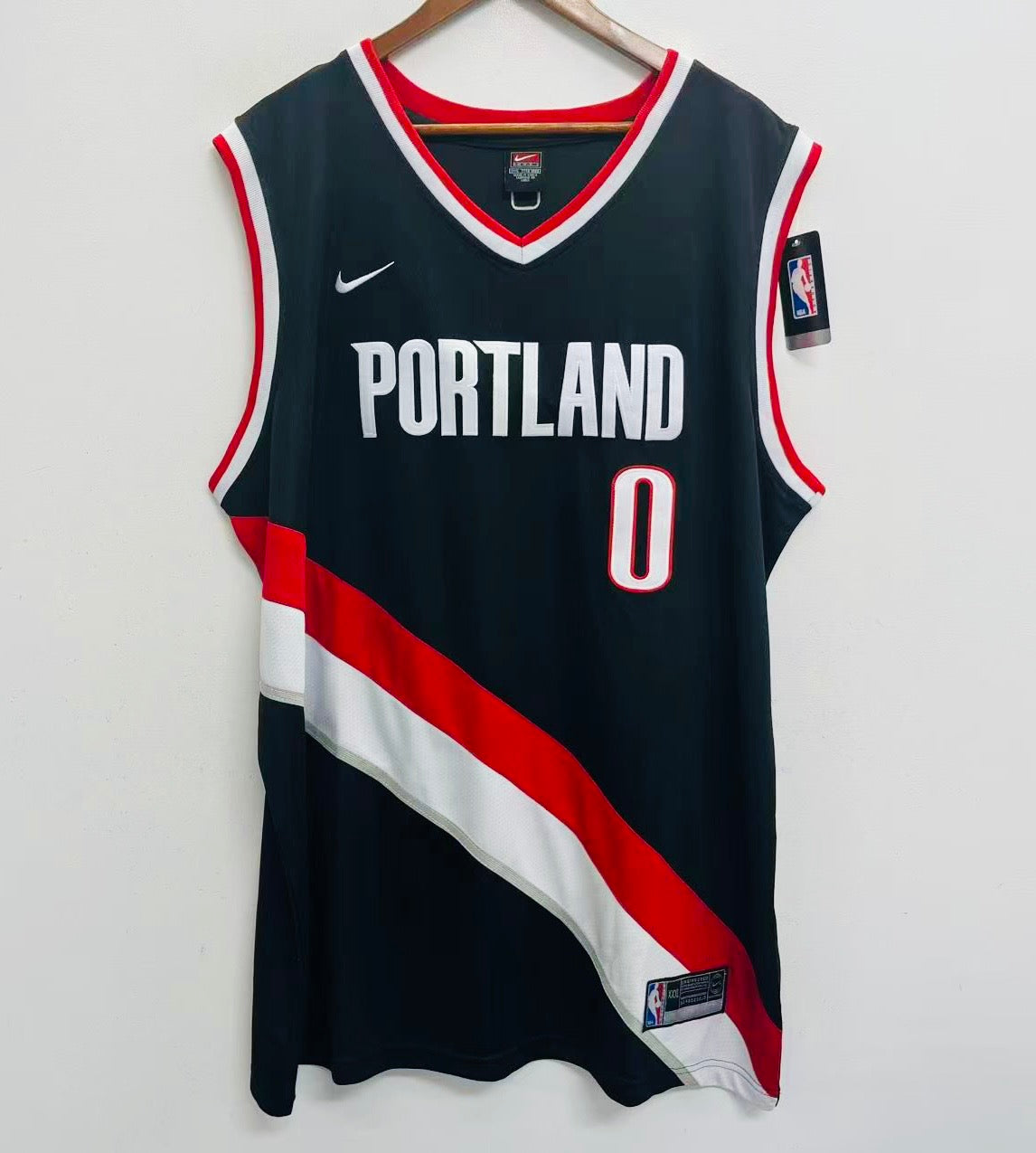 Damian Lillard Portland Trailblazers Official NBA Nike Jersey Black