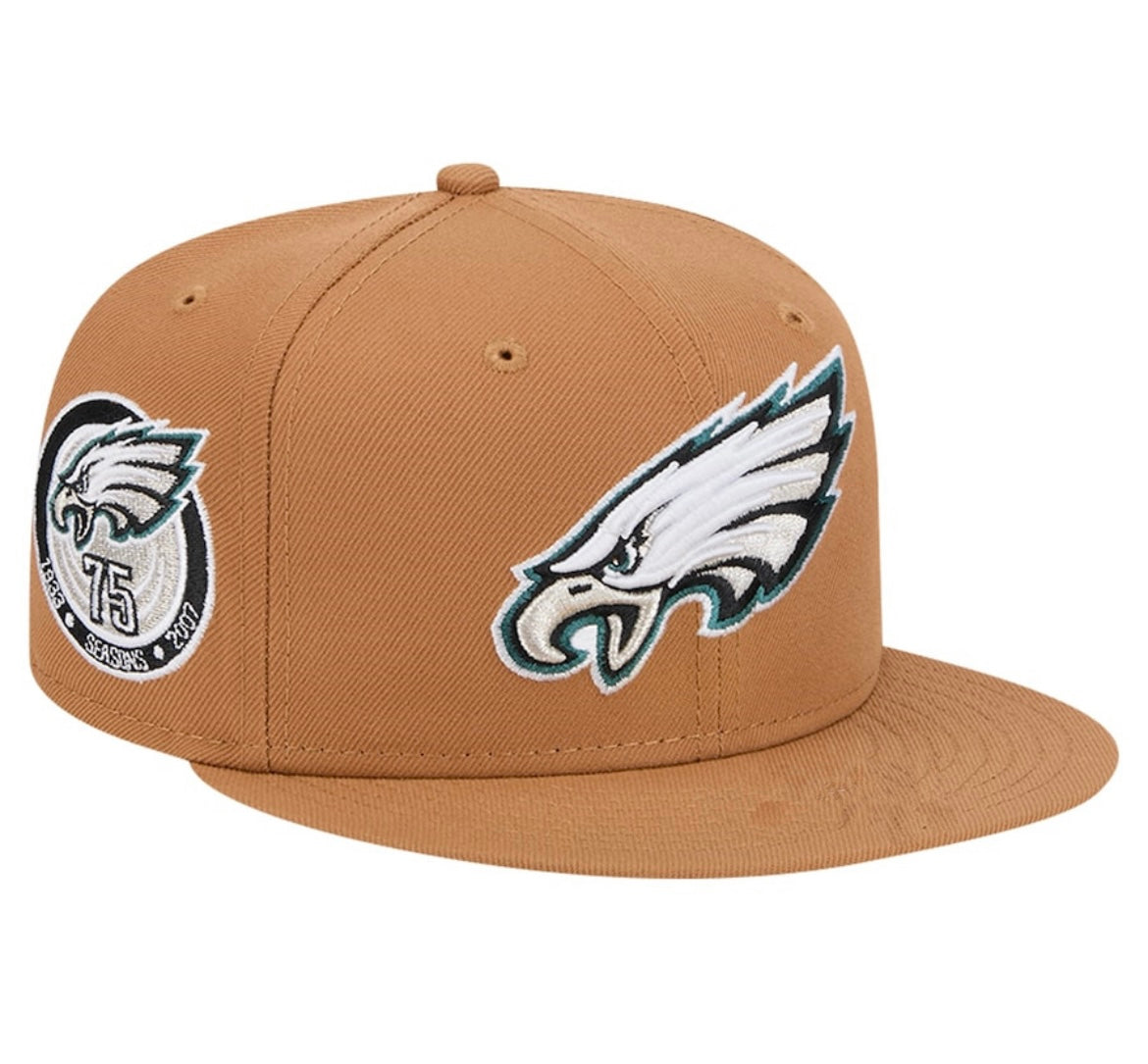 Philadelphia Eagles New Era Hat 75th Anniversary patch adjustable