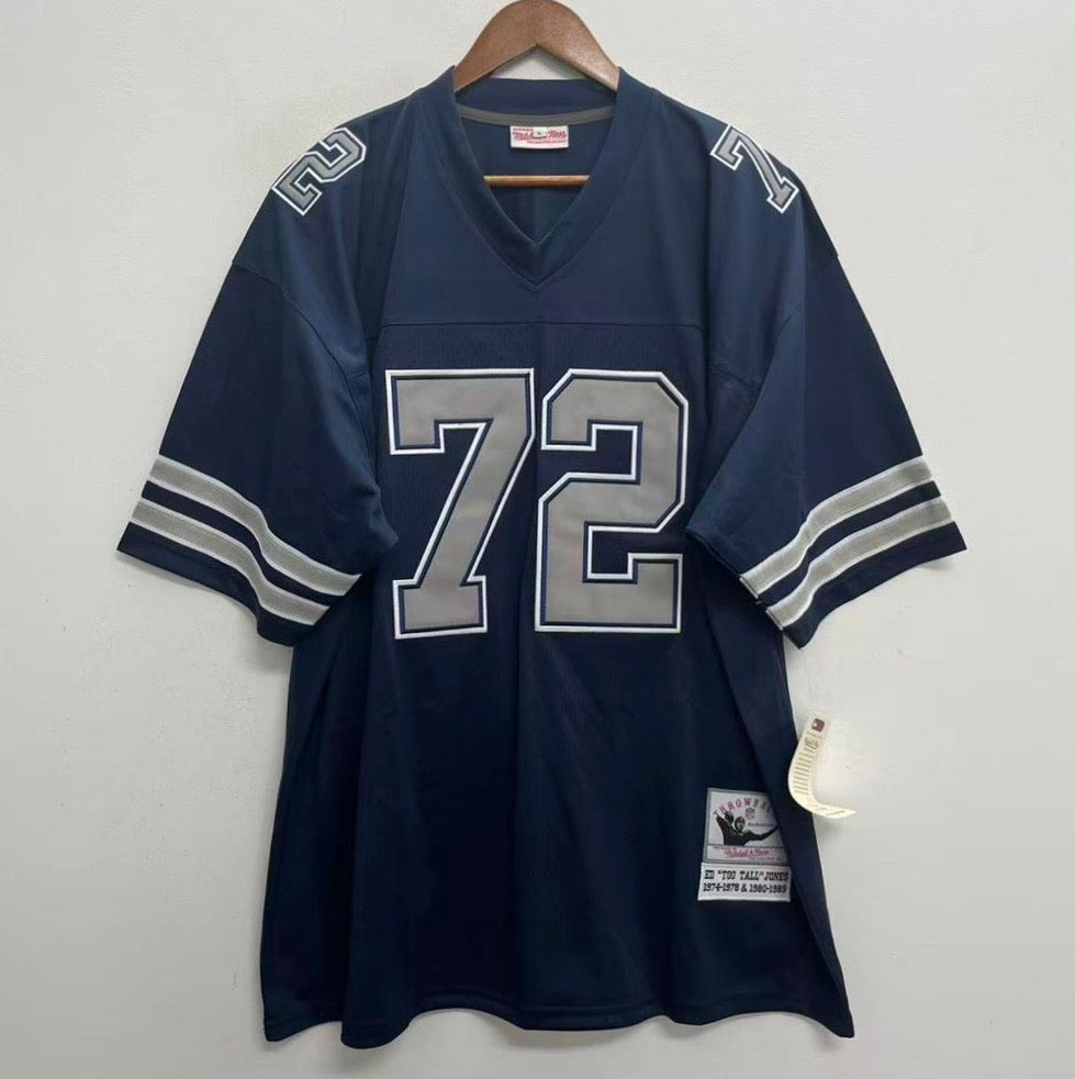Ed Too Tall Jones Dallas Cowboys Official NFL Jersey Mitchell & Ness