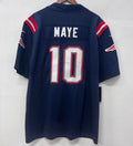 Drake Maye New England Patriots NFL Official NIKE Jersey blue