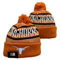 Texas Longhorns NCAA New Era winter Hat with Pom Pom