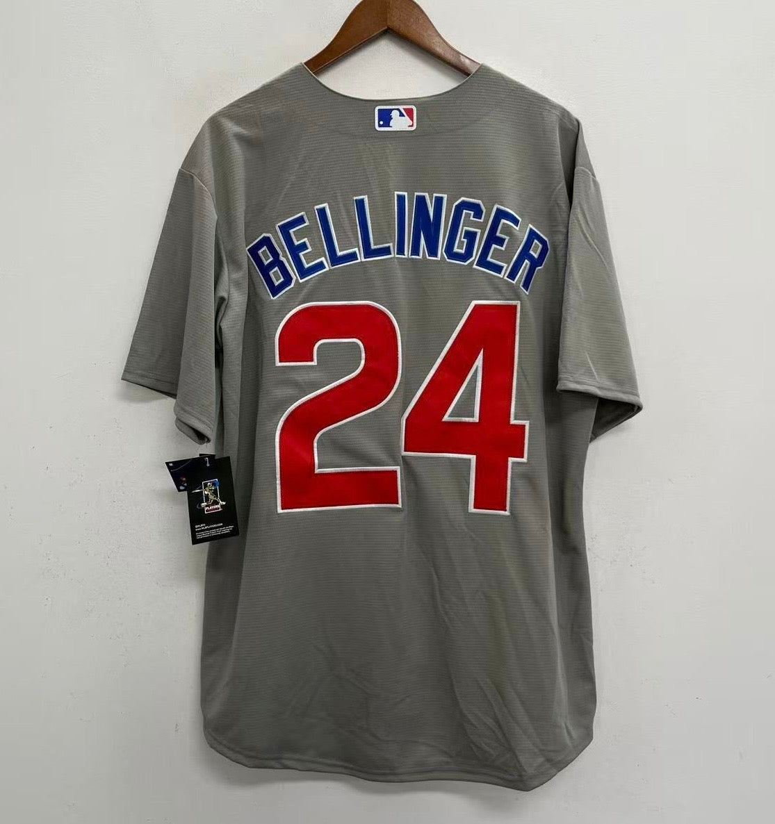 Cody Bellinger Chicago Cubs Official MLB Nike Jersey gray