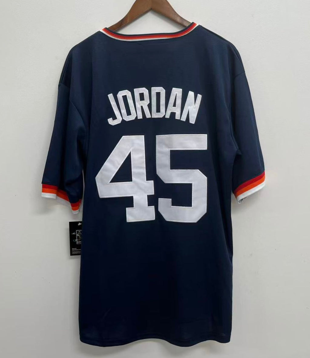 Michael Jordan Chicago White Sox Jersey Navy Blue