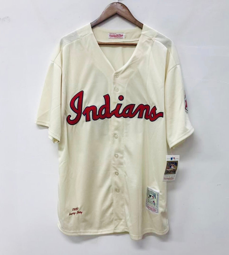 Larry Doby Cleveland Indians Jersey Mitchell & Ness
