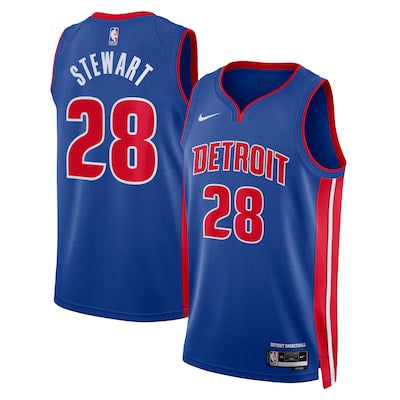 Isaiah Stewart Detroit Pistons Official NBA Nike Jersey blue