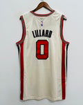 Damian Lillard Portland Trailblazers Official NBA Nike Jersey Rip City Cream