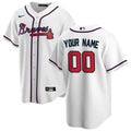 Atlanta Braves Any Name and Number customized YOUTH KIDS Official MLB Nike jersey white