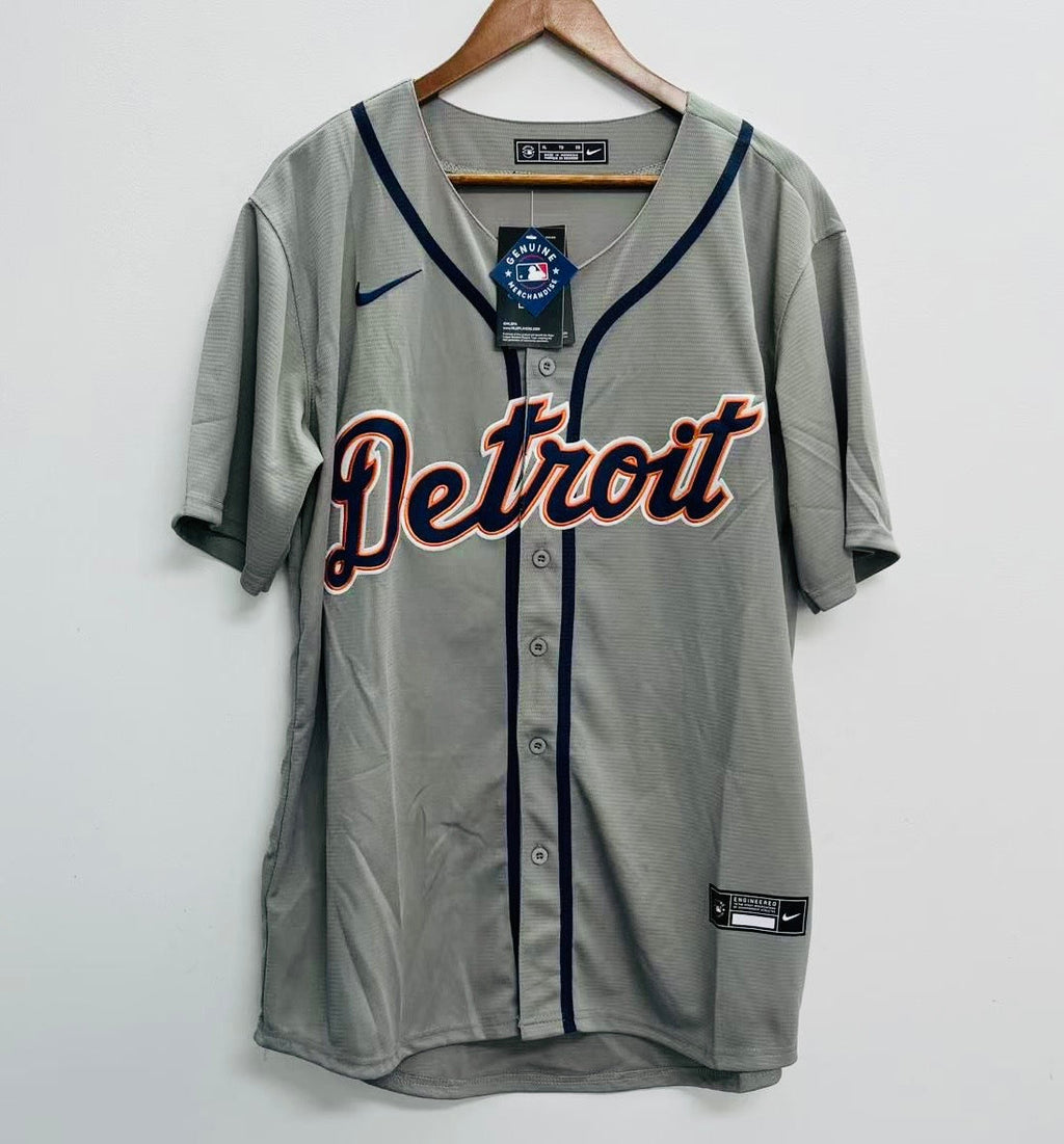 Tarik Skubal Detroit Tigers Official MLB Nike Jersey gray
