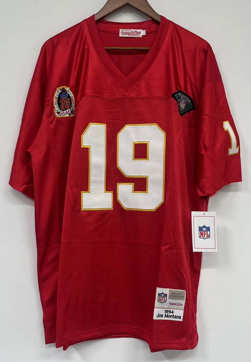 Joe Montana Kansas City Chiefs Official NFL Mitchell & Ness Jersey