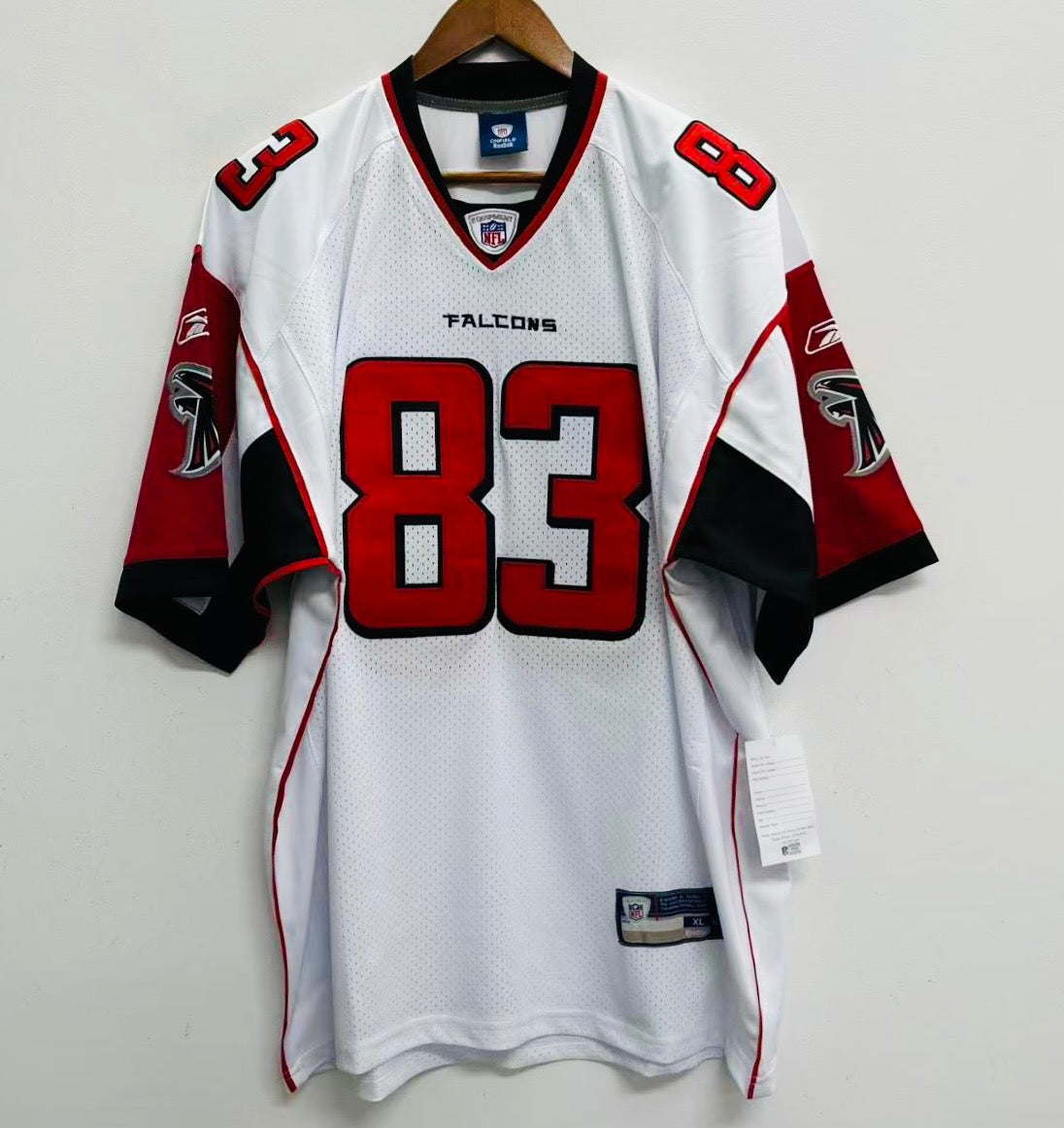 Alge Crumpler Atlanta Falcons NFL Reebok Jersey white