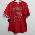 Shohei Ohtani Anaheim Angels Official MLB Majestic Jersey Red