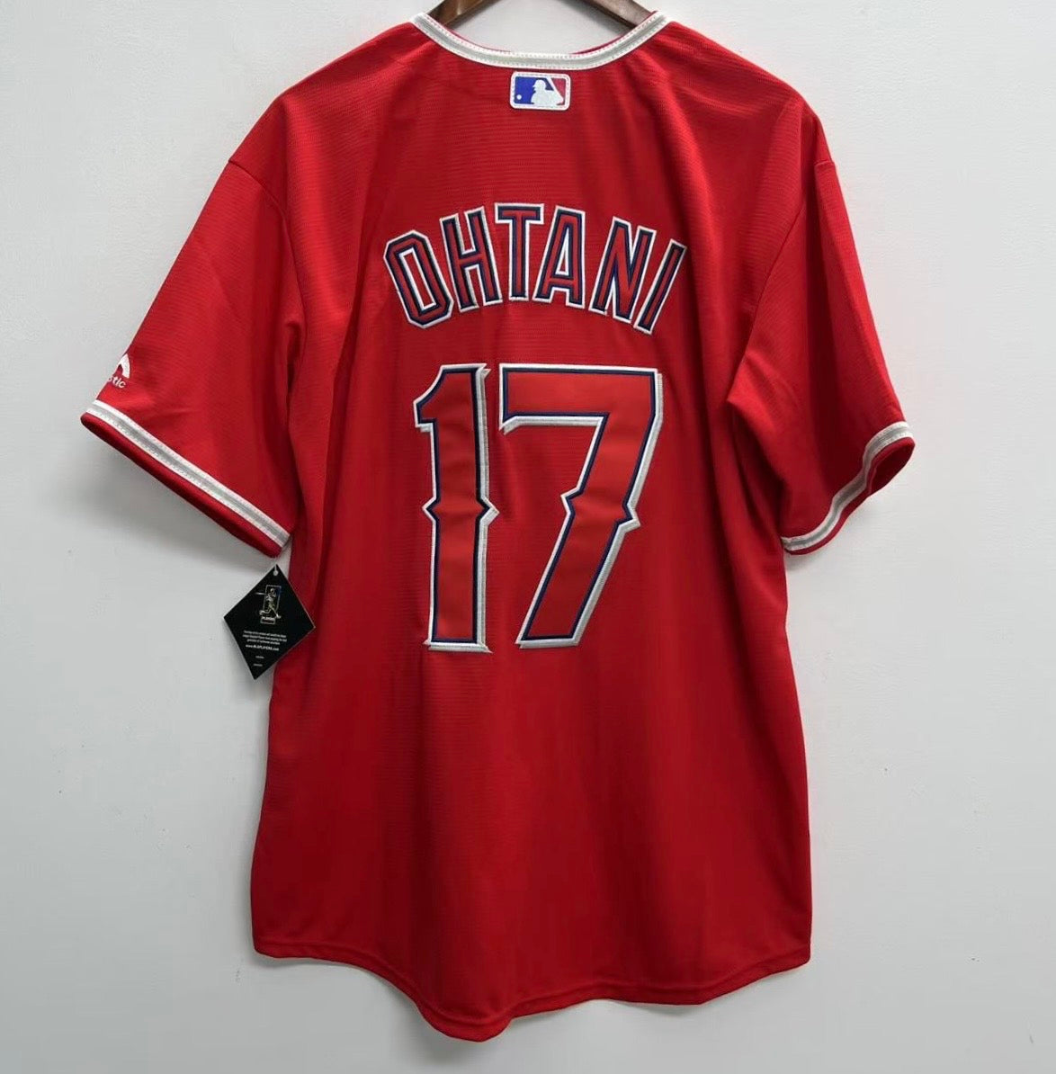 Shohei Ohtani Anaheim Angels Official MLB Majestic Jersey Red