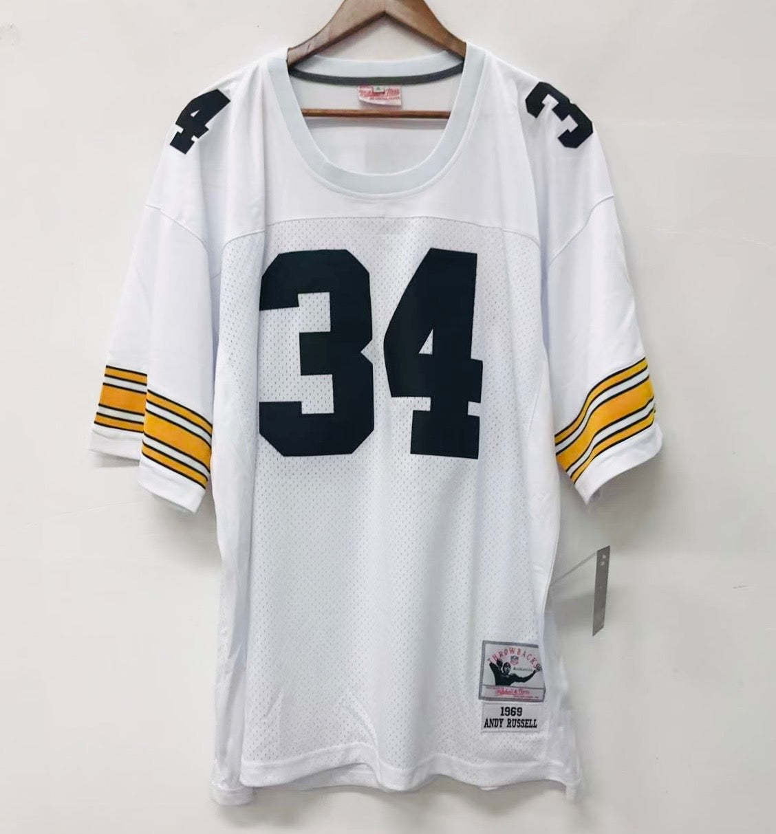 Andy Russell Pittsburgh Steelers NFL Mitchell  & Ness Jersey